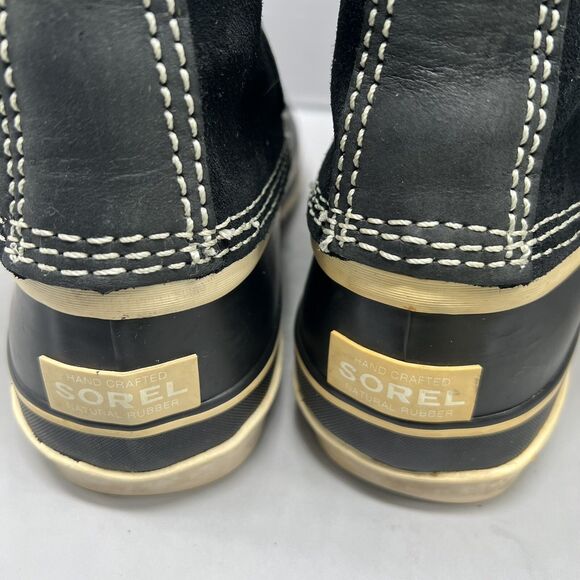 Sorel Women Joan of Arctic Tall Boots Black Waterproof NL1540-010 Sz 8 PreOwned - Picture 8 of 14